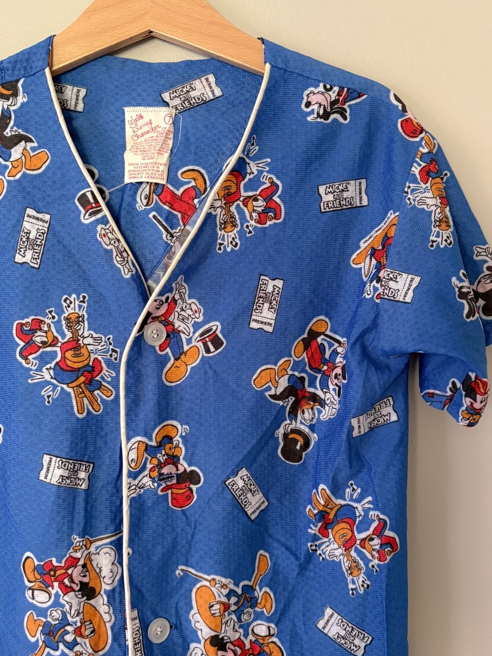 Blue Mickey & Friends Kids Pajama Set